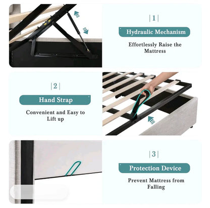 KLYROO BED LIFT STORAGE